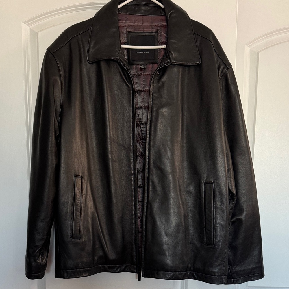 Marc New York Black Leather Jacket